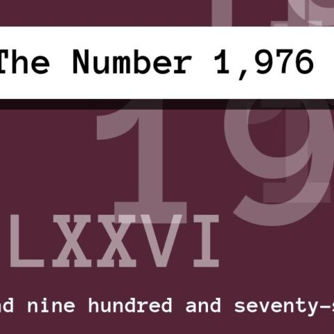 About The Number 1,976
