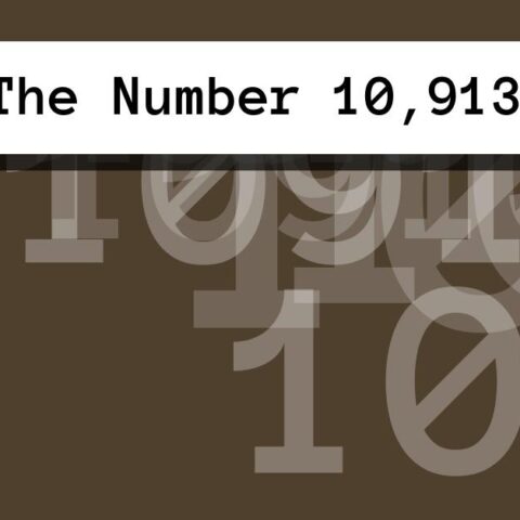 About The Number 10,913