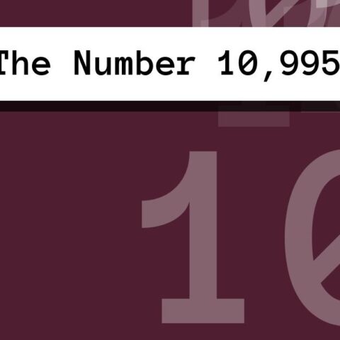 About The Number 10,995