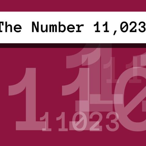 About The Number 11,023