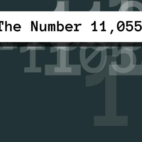 About The Number 11,055