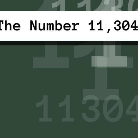 About The Number 11,304
