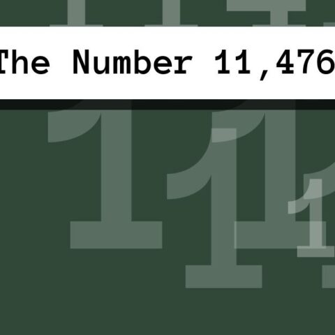 About The Number 11,476