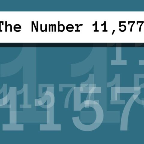 About The Number 11,577