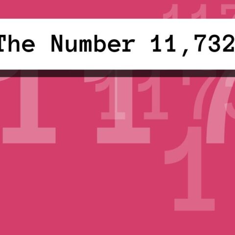About The Number 11,732
