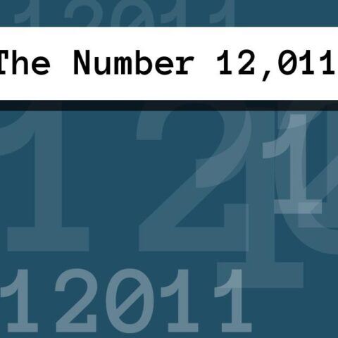 About The Number 12,011