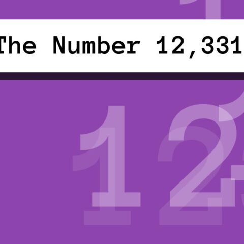 About The Number 12,331