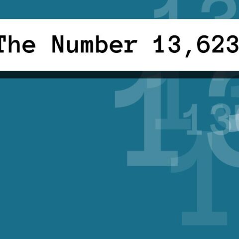 About The Number 13,623