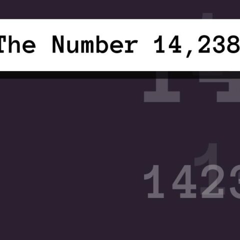 About The Number 14,238