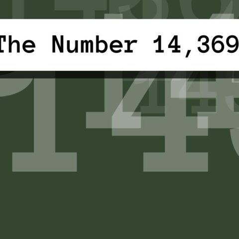 About The Number 14,369