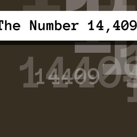 About The Number 14,409