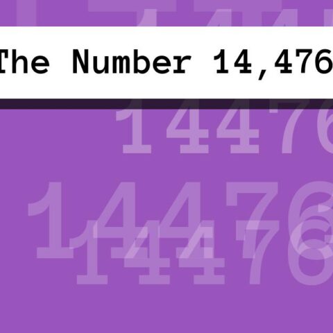 About The Number 14,476