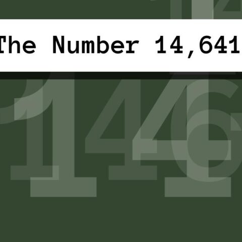 About The Number 14,641