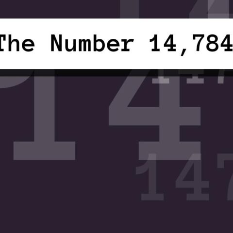 About The Number 14,784