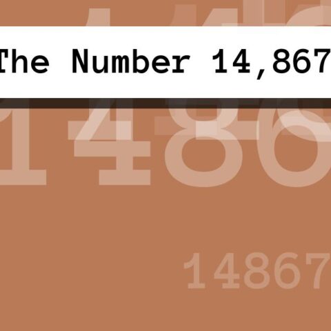 About The Number 14,867