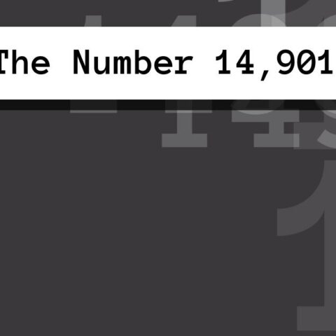 About The Number 14,901