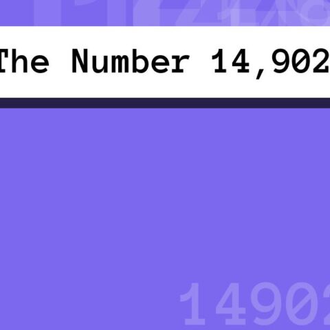 About The Number 14,902