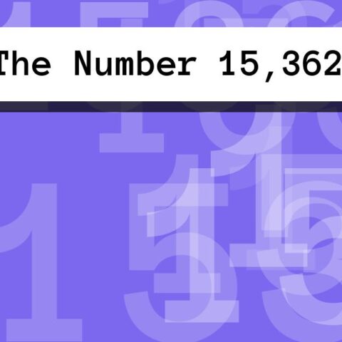 About The Number 15,362