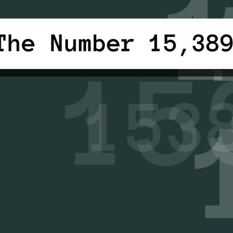 About The Number 15,389