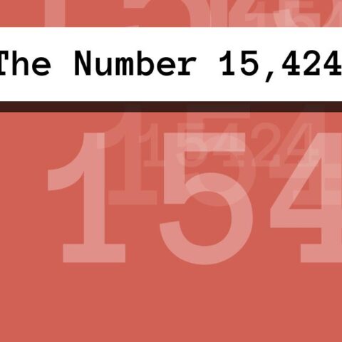 About The Number 15,424