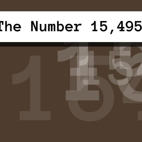 About The Number 15,495