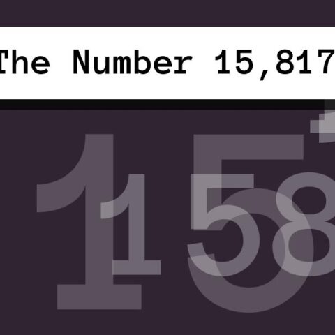 About The Number 15,817