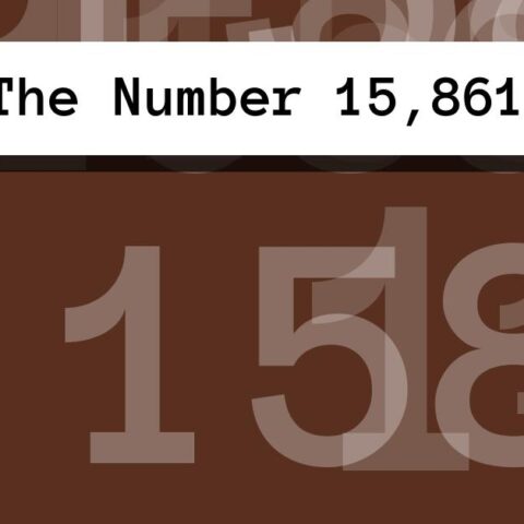 About The Number 15,861