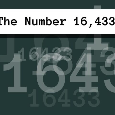 About The Number 16,433