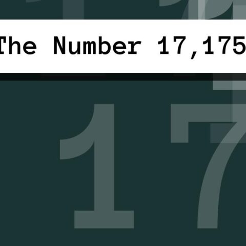 About The Number 17,175