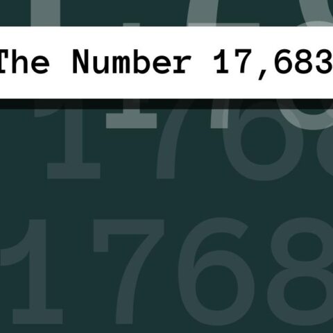 About The Number 17,683