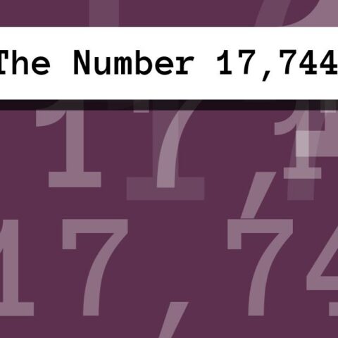 About The Number 17,744