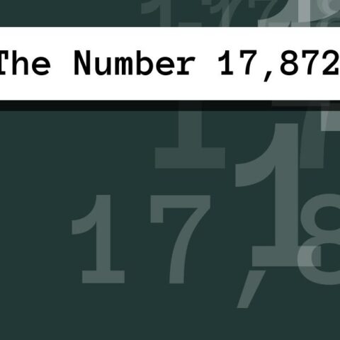 About The Number 17,872