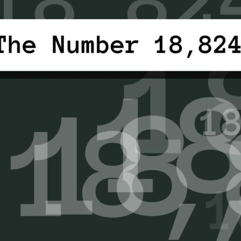About The Number 18,824