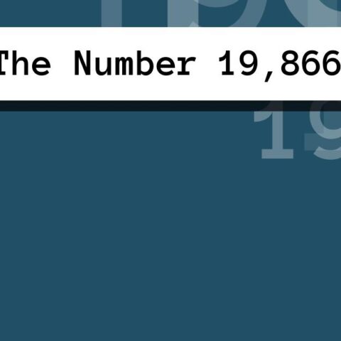 About The Number 19,866