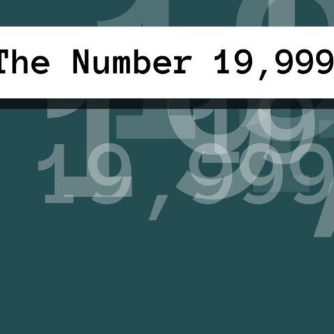 About The Number 19,999