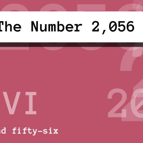 About The Number 2,056