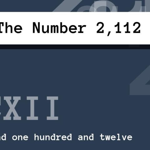 About The Number 2,112