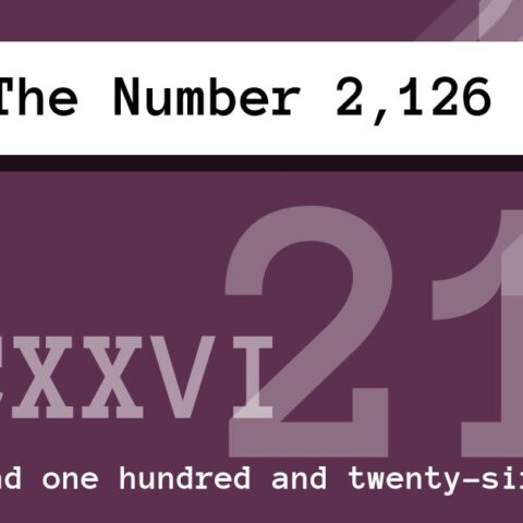 About The Number 2,126