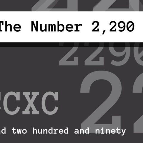About The Number 2,290