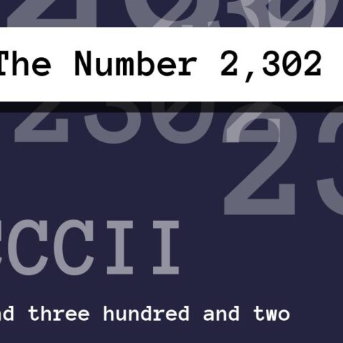 About The Number 2,302