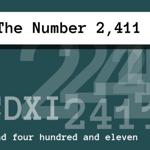 About The Number 2,411