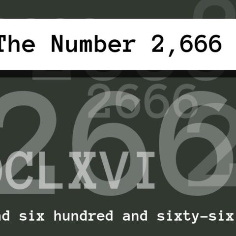 About The Number 2,666
