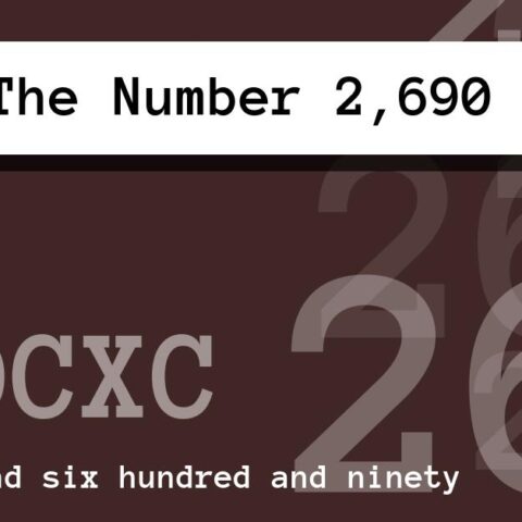 About The Number 2,690