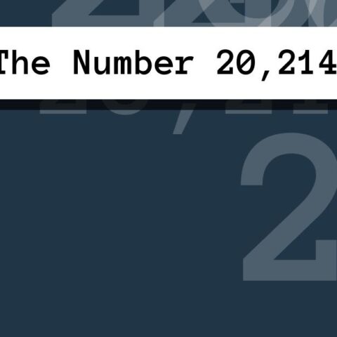 About The Number 20,214