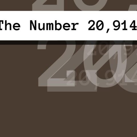 About The Number 20,914