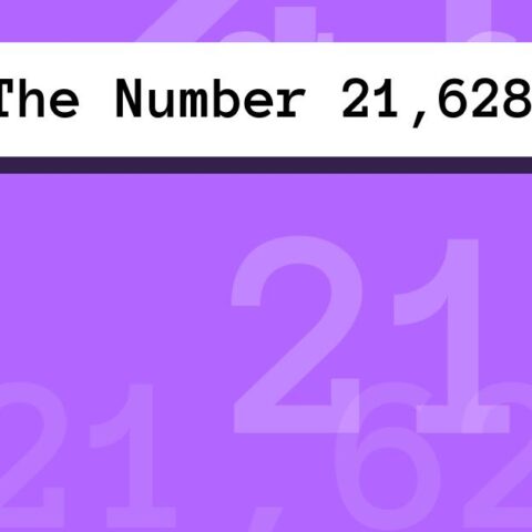 About The Number 21,628
