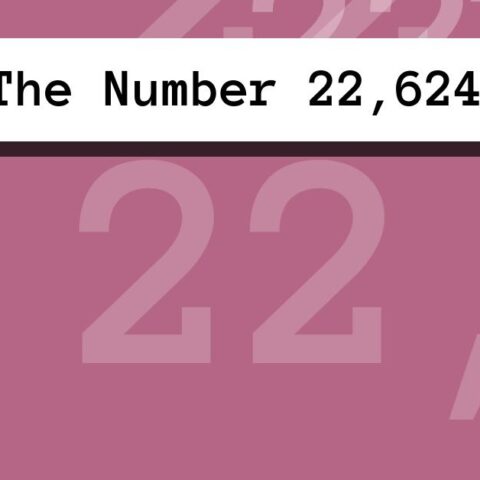 About The Number 22,624
