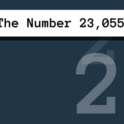 About The Number 23,055