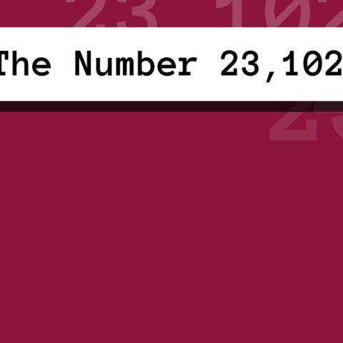 About The Number 23,102