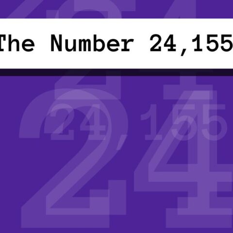About The Number 24,155